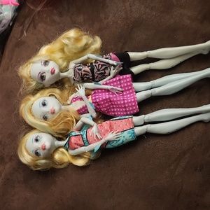 Trio of Monster High Lagoonas